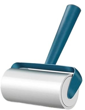 ZNJAMN Rullo Levapelucchi 2 Pezzi di Manico con 10 Rotoli Carta strappabile, Rullo Adesivo, Rimovibile, in Feltro, Spazzola per Tutti I Tessuti(Color1)
