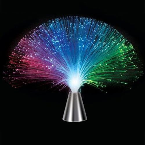 Senermter Lumière à Fibres Optiques LED Changeante de Couleurs - Lampe d'Ambiance Multicolore pour Décoration Chambre, Fêtes, Cadeau