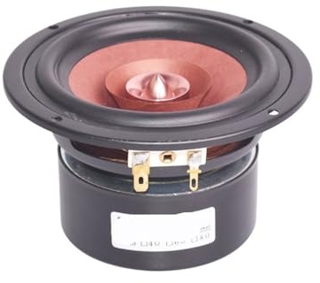 1 pièces 4 Pouces bibliothèque Haut-Parleur 4 ohms 8 Ohm 30W HiFi Balle Gamme complète Haut-parleurs Audio for Haut-Parleur de cinéma Maison(Zwart)