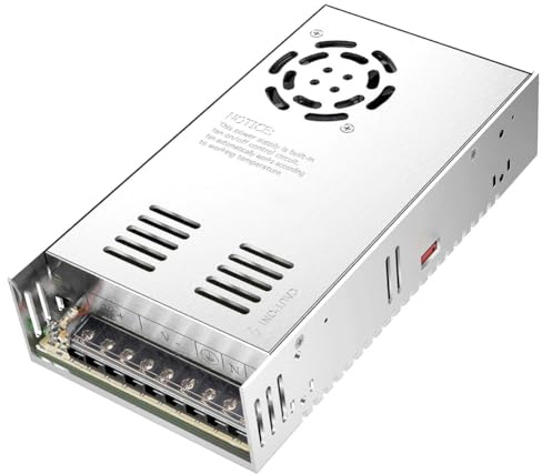 IJSDNVJNDX Fuente de Alimentación Conmutada Universal Regulada de 12 V, 30 A, 360 W, 110 V CA A CC, Adaptador de Transformador y Controlador LED para Tiras de Luces LED.