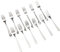 Grunwerg DFWDR Dessert Forks, Pack of 12, Stainless Steel, Silver
