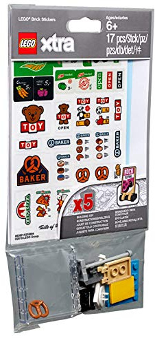 LEGO® xtra Brick Stickers - Add realistic sticker detailing to your creations!