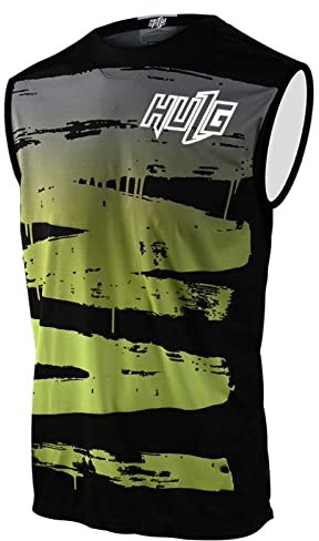 HULG Chaleco De Ciclismo, Tops De Bicicleta MTB para Hombre [Secado Rápido] Transpirable con Sin Mangas,Bueno para Correr, Hacer Senderismo, Múltiples Deportes Al Aire Libre. (Color-01,XL)
