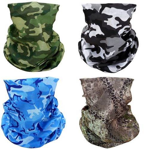 SMEHCF 4 Mehrzweck-Bandanas für Damen und Herren