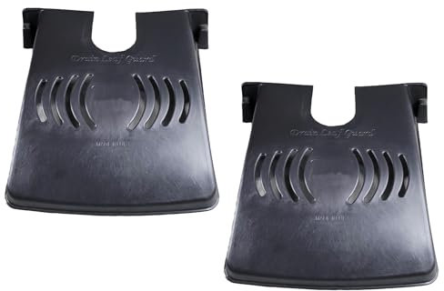 Easy Shopping® 2 X Drain Cover for Outdoor Gutter Plastic Drain Tidy External Drain Cover - Prevents Drains Blockage from Leaves and Rubbish with Downpipe Cutout