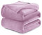 WAVVE Fleece Blanket Sofa Throw Light Purple 4ft x 5ft - Fluffy Soft Warm Versatile Blanket for Sofa/Couch/Bed Throw/Single Size Lilac,130x150 cm