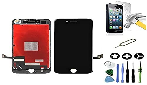 Mobilevie Ecran pour Iphone 7 Noir : Vitre Tactile + LCD Retina assemblé sur châssis