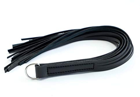 VEGAN LINE - Frusta sessuale Flogger Whip, colore: Nero