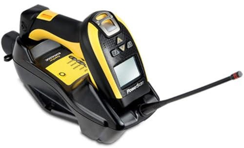 Datalogic PowerScan PM9100 Tragbares Barcodelesegerät, 1D, LED, Schwarz, Gelb