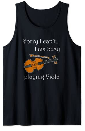 Lustiger Spruch Bratsche spielen Bratschist Musiker Tank Top