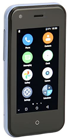 Luqeeg -Handy 3G - 2,5-Zoll-LCD-HD-Bildschirm, Tragbares Quad-Core-Handy für Studenten, Lern-Smartphone für für Android, Langlebiger Schnelles Aufladen, Dual-Karte