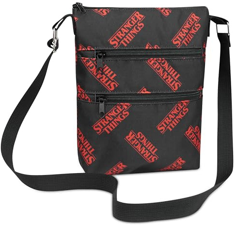 Stranger Things Bolso Cruzado para Niñas - Bolso de Hombro Accesorios para Niñas Correa Ajustable Bolsos para Niñas - Regalos