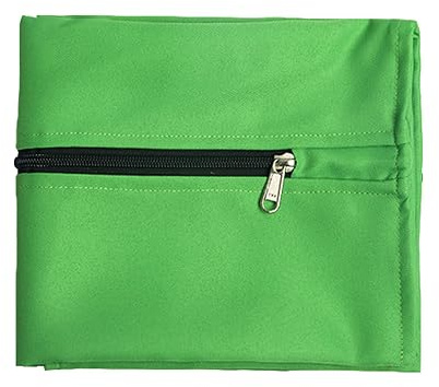 Bolsa de lavado grande para mascotas, 70 x 80 cm, bolsa de lavandería para pelo de mascotas con cremallera, bolsa de lavado para mascotas, ropa de cama, mantas, toallas, verde