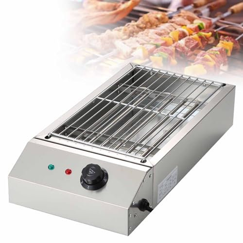 SACLMD Gril électrique sans fumée,Barbecue électrique Portable,Barbecue de Table & extérieur,Barbecue électrique Portable sans fumée,Barbecue électrique,D280-220V