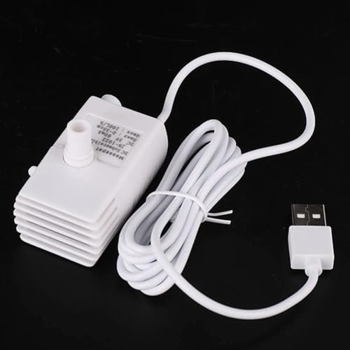 Replacement Pump for SINZUX Cat Water Fountain Super Quiet, with USB Port, 4ft Power Cords & LED Indicator - White