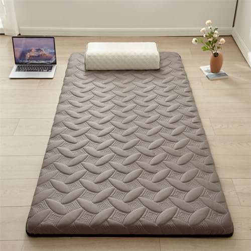 Japanische faltbare Bodenmatratze, 4 cm dick, tragbar, japanisches Futonbett für Gäste