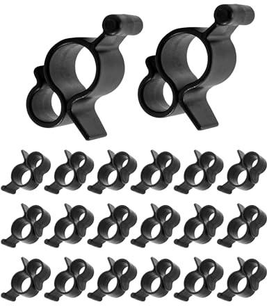 Flaconi 20PCS Gancho para Toldo con Forma de s para RV,Ganchos para Toldos,Gancho en Forma de S,Gancho para Toldo,Adecuado para Botes, Caravanas,Vehículos Recreativos,Campamentos