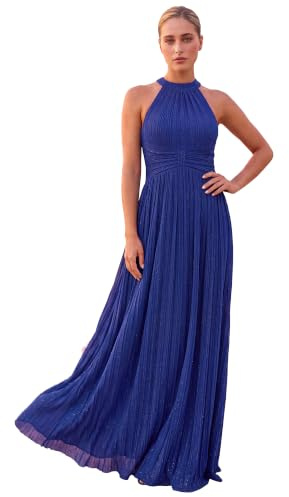 Ever-Pretty Abendkleider Elegant für Hochzeit Ärmellos Kleid Elegant Damen Festlich Lang Ballkleid Maxi Hell A Line EE41961