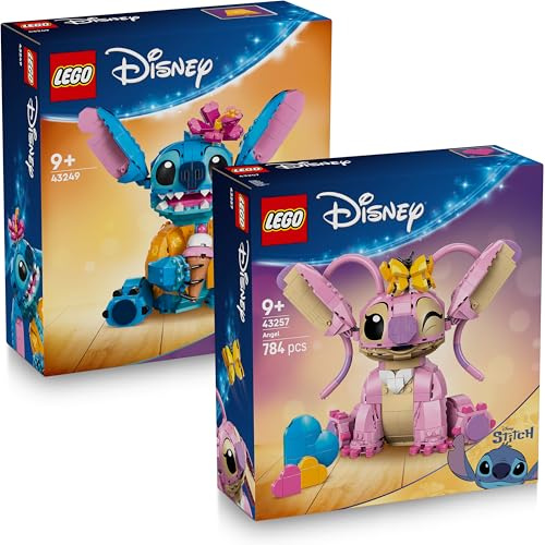Lego Stitch & Lego Angel - Figura de Lilo y Stitch (43249 & 43257)