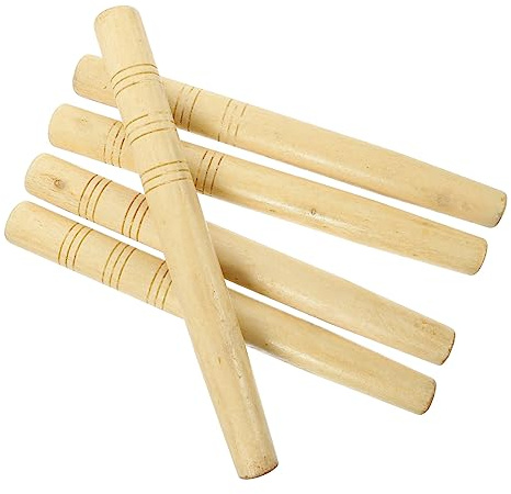 UPKOCH 5pcs Wooden Replacement Handles for Garden Tools Beech Wood Long Handles Sturdy and Versatile Tool Accessories for Hoes Hammers and