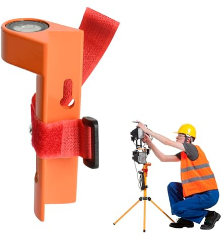 Zentrierstange, Libelle Wasserwaage, Karbonfaser-Nivellier Libelle, Stabwasserwaage in Aluminiumlegierung für Winkel-Wasser Waage, 90-Nivellierer mit 20 cm Gurt