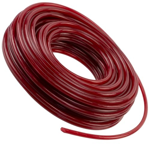 AERZETIX - K38343 | Hilo de Nylon 3mm x 15m para Podadora Trimmer a Césped | Cordón de Nylon | Perfil Redondo | Cuerda de Recambio para Desbrozadora Recortadora | Césped Cortacésped | de Plástico