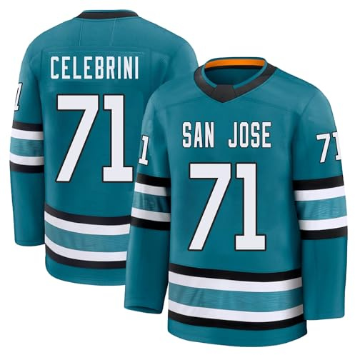 Macklin Celebrini Jersey Mens/Women/Youth Stitched for Sports Fan Green No Brand/Logos