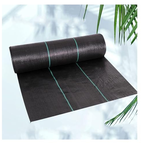 WAMVZYX Premium Weed Control Membrane - Breathable Garden Weed Barrier Fabric (1x10m/3.28x32.8ft) for Effective Weed Prevention, Durable Landscape Fabric for Gardening & Landscaping