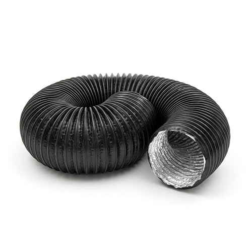 Easy Act Combiconnect Flex-Schlauch Ø 150 mm, Länge 10 m, flexibler mehrschichtiger Lüftungsschlauch mit Kunststoffbeschichtung für Klima- und Lüftungsanlagen