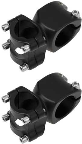 LT Easiyl 2 Piezas de Potencia de Manillar de Bicicleta de 25,4 Mm de Aleación de Aluminio para Bicicletas de Carretera Y de Montaña