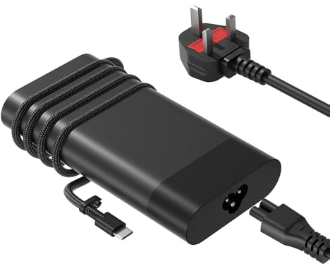 HSXIRQA 65W USB C Charger Compatible with HP Fortis, Omnibook 5 7 X, EliteBook 840 850 ProBook 440 ZBook Firefly, Pavilion Plus, Envy x360 2-in-1, Spectre x360 13 14 Chromebook Laptop Power Adapter