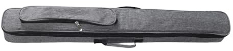 SUPVOX Borsa Porta Stecche da Biliardo Imbottita Resistente Agli Urti Oxford Grigio, Custodia Protettiva Leggera con Scomparti Multifunzione per Trasporto e Organizzazione in Club e Bar