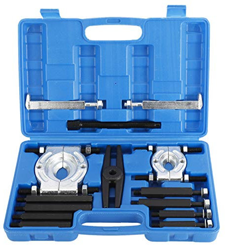 FreeTec 14 TLG Lagerabzieher Set Polradabzieher Trennmesser Satz Lager Abzieher inkl. Koffer