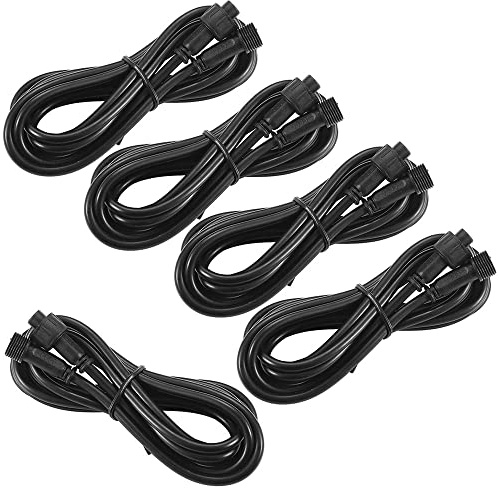 Indarun WiFi-LED-Controller, Fernbedienung, für LED-Terrassenstrahler, RGB/RGBW, 5 Stück, 1 m., 4 pins