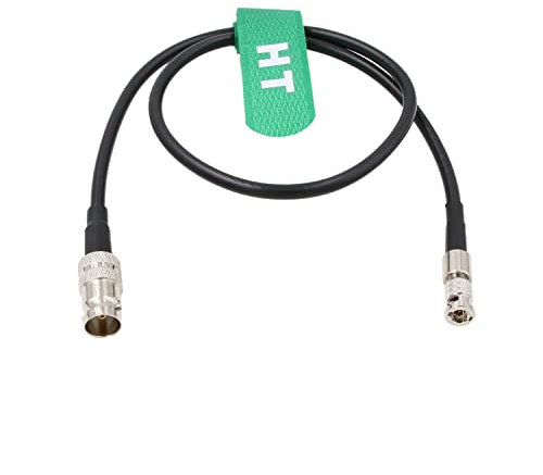 HangTon 6G SDI Videokabel HD Micro BNC auf BNC Buchse Adapter für Blackmagic Video Assist 5 Zoll Monitor (1m)