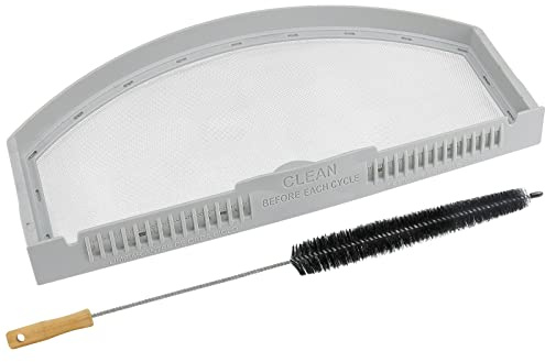 GTD42EASJ2WW GTD33EASK0WW GTX22EASK0WW Dryer Lint Filter Replacement for GE Hotpoint Dryer Lint Trap WE03X23881 GTD84ECPN1DG GTD65EBSJ3WS Stainless Steel Lint Screen for Dryer Parts by Techecook