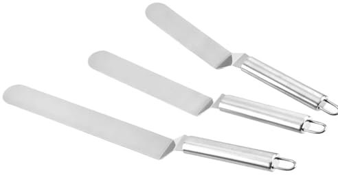 Stainless Steel Baking & Pastry Tools Portable Cream Spatula Cake Butter Kitchen Pastry Cake Decoration Tools Kitchen Gadgets (Size : 8 inch)