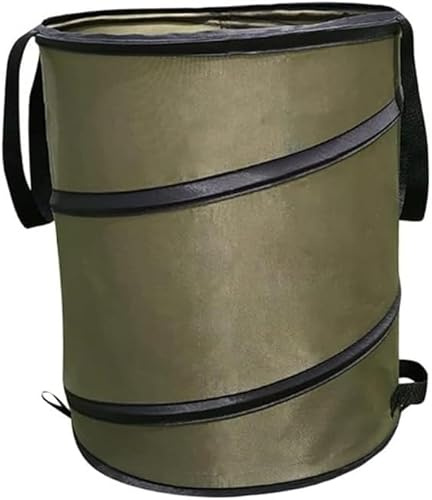 Collapsible Garden Bag - Yard Waste and Leaf Bag - Reusable Container for Lawn Care and Gardening - 170L Large Garden Waste Sack M (45cm X 55cm)