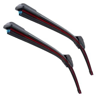 Scheibenwischerblätter Für Renaultes Für Captur Kaptur 2013 2014 2015 2016 3PCS Auto Wischer Vorne Hinten Scheibenwischer Doppel Gummi auto Zubehör(2PCS)