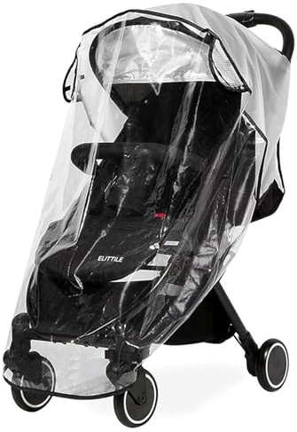 Barnvagn regnskydd vindtät och regntät barnvagn regnskydd universellt vikbart för skydd mot damm snö, baby resa vädersköld, barnvagn universell
