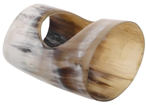 FUTUREORYY Trinkhorn Ständer Horn Wikinger Getränkehalter Horn Bastel Ausstellungsbasis Trinkhorn Halter Ständer Zur Aufbewahrung Zubehör