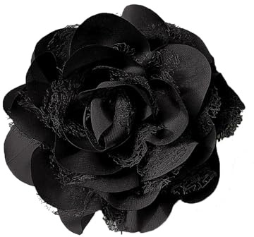 110mm Broche Fleur En Tissu Élégante Pour Femme Camélia Accessoire De Luxe Pour Robe Costume Cérémonie Mariage Danse Fait Mainpour Soirée Banquet Fête Classique Bijoux