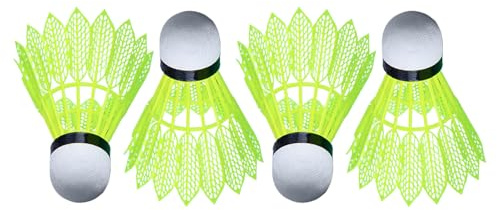 Dminton-Federbälle, 12er-Pack (rundum) mit großer Haltbarkeit, Stabilität und Balance, geeignet für professionelles Training oder Familien-Outdoor-Sportarten