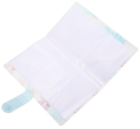 FRCOLOR Album de Rangement Autocollants Ongles Porte-stickers Manucure Portable avec Protection Plastique Organise et Protège Vos Décalcomanies Nail Art