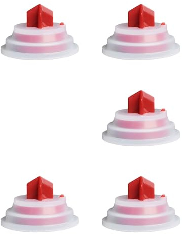 KAHDGSS Paquete De 5 Tanques Inodoro Silicona Fuertes Juntas Reemplazo Reemplazo Fugas Sello Instalaciones Simples para Modelos Generales Sello Silicona para Modelos