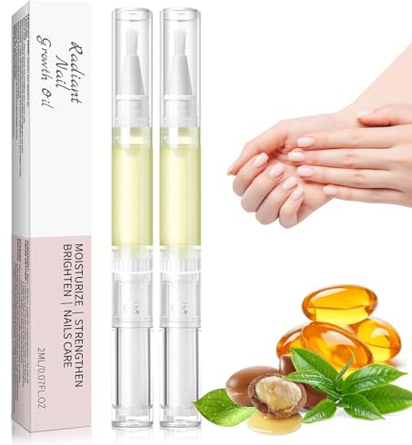Cuticle Oil Pen with Tea Tree Oil – Cuticle Remover & Nail Strengthener for Nail Growth Treatment, 2 Pack