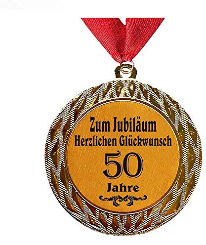 Larius Group Medaille Orden zum Jubiläum 50 Jahre Auszeichnung Ehrenorden zum Geburtstag Geschenk Jubilar