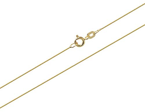 NKlaus Schlangenkette Goldkette 0,7mm 585 Gelbgold Halskette diamantiert Collier