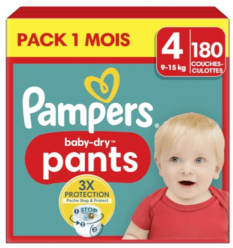 Pampers Couches culottes baby dry pants taille 4 - Le paquet de 25
