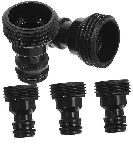 CANIGHT Washing Machine Water Inlet Pipe Adapter Set 5pcs Quick Connect Faucet to Hose Pipe Connector Tap to Hose Connector Hose Pipe Tap Adapter Washing Machine Hose Fittings